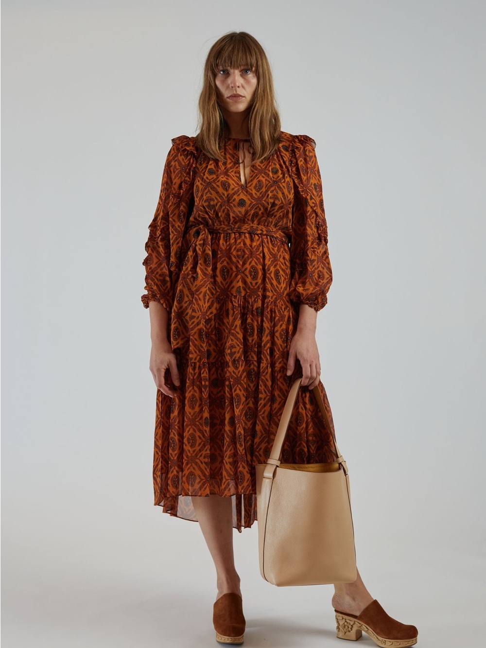 Ulla Johnson Aliya Dress Ochre